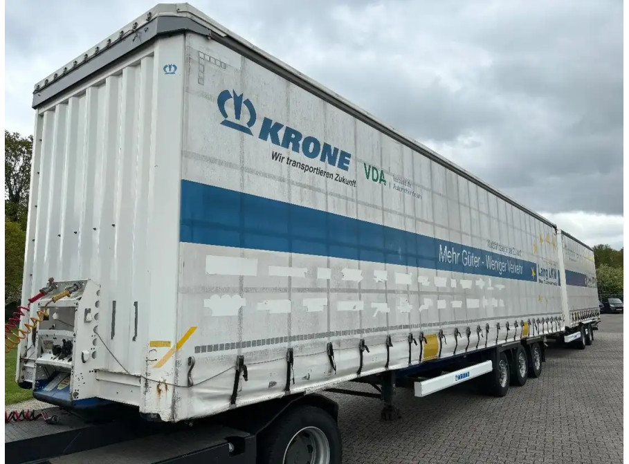 Krone LZV-Lang-LKW-Eco combi Krone oplegger mega met BDF trailer
